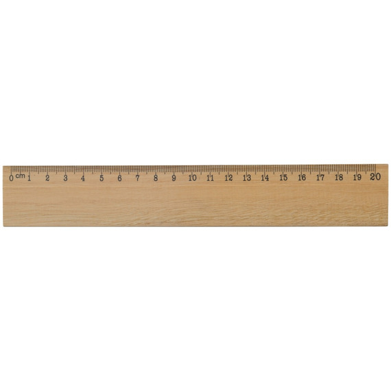 Règle publicitaire en bois 20 cm