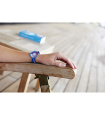 Montre bracelet publicitaire indicateur UV en PVC