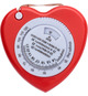 Mètre ruban publicitaire mesure IMC en forme de cœur