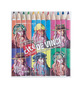Set de 12 crayons de couleur personnalisés en quadri 8.7 cm