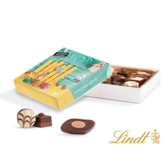 Coffret cadeau chocolats Lindt publicitaire Mini Pralinés