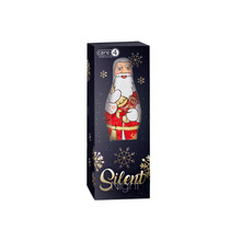 Père Noël en chocolat Lindt personnalisé Santa Claus 40g