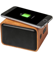 Enceinte publicitaire Wooden avec chargeur à induction