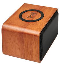 Enceinte publicitaire Wooden avec chargeur à induction