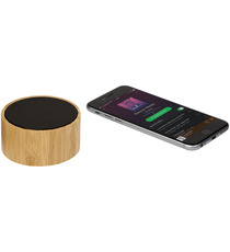 Haut-parleur publicitaire Bluetooth® en bambou Cosmos