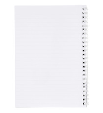 Couverture publicitaire synthétique pour cahier Desk-Mate® A4 Made in Europe