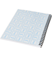 Couverture publicitaire synthétique pour cahier Desk-Mate® A4 Made in Europe