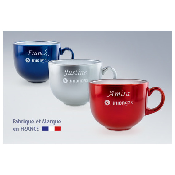 Mug bol personnalisé express Jumbo Luminarc® fabriqué en France