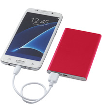 Batterie publicitaire de secours en aluminium de 4000 mAh Pep Express