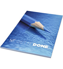 Bloc-notes publicitaire Desk-mate® A5 avec couverture