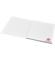 Bloc-notes publicitaire Desk-mate® A5 avec couverture