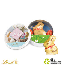 Lapin et oeufs Lindt publicitaires EASTER Nest