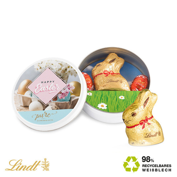 Lapin et oeufs Lindt publicitaires EASTER Nest