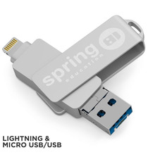 Clé USB publicitaire prise Apple Lightning micro USB et USB OTG 3.0