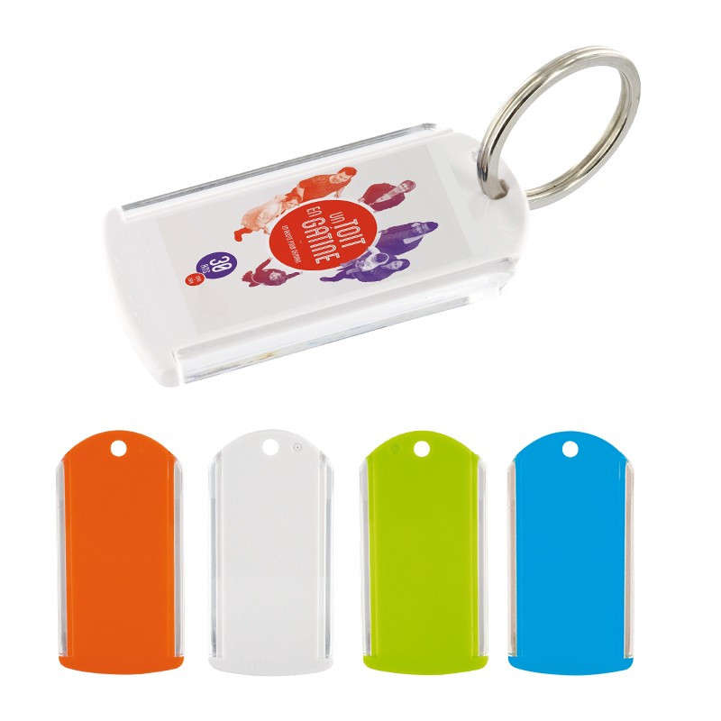 Lot De 24 Porte-Clés Avec Étiquette Durable 194927 - Couleurs Assorties Pour Boîte à Clés