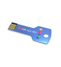 Clé USB personnalisée express Alu Key