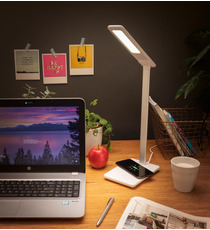 Lampe de bureau avec chargeur à induction 5W publicitaire