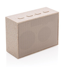 Mini enceinte 3W en fibre de paille publicitaire