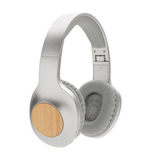 Casque audio en bambou Dakota publicitaire