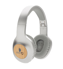 Casque audio en bambou Dakota publicitaire