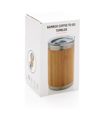 Tasse coffee to go en bambou publicitaire