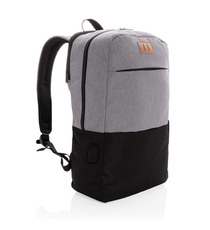 Sac à dos ordinateur 15 6" avec USB et anti RFID publicitaire