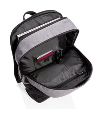 Sac à dos ordinateur 15 6" avec USB et anti RFID publicitaire