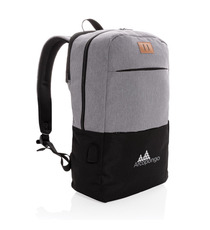 Sac à dos ordinateur 15 6" avec USB et anti RFID publicitaire