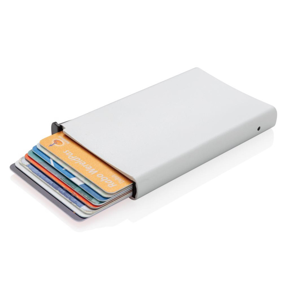 Porte cartes anti-RFID en aluminium publicitaire
