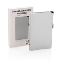 Porte cartes anti-RFID en aluminium publicitaire