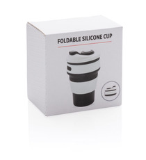 Mug en silicone pliable publicitaire