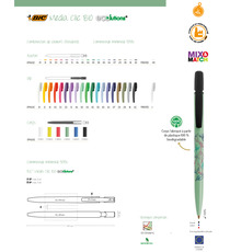 Stylo publicitaire personnalisé Ecologique BIC Media Clic BIO