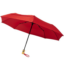 Parapluie en PET recyclé pliable 21" à ouverture/fermeture automatique Bo publicitaire Parapluie en PET recyclé pliable 21" à ouverture/fermeture automatique Bo publicitaire