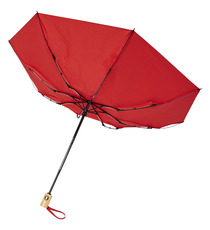 Parapluie en PET recyclé pliable 21" à ouverture/fermeture automatique Bo publicitaire