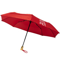 Parapluie en PET recyclé pliable 21" à ouverture/fermeture automatique Bo publicitaire