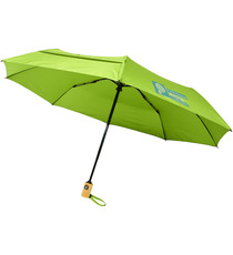 Parapluie en PET recyclé pliable 21" à ouverture/fermeture automatique Bo publicitaire