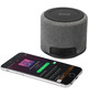 Haut-parleur Bluetooth® à charge sans fil Fiber publicitaire