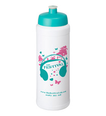 Bouteille de sport Baseline® Plus 750 ml avec couvercle sport et bandeau antidérapant publicitaire