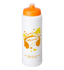 Bouteille de sport Baseline® Plus 750 ml avec couvercle sport et bandeau antidérapant publicitaire