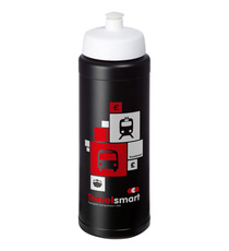 Bouteille de sport Baseline® Plus 750 ml avec couvercle sport et bandeau antidérapant publicitaire