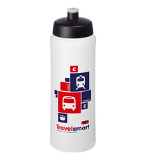 Bouteille de sport Baseline® Plus 750 ml avec couvercle sport et bandeau antidérapant publicitaire