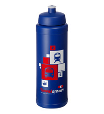 Bouteille de sport Baseline® Plus 750 ml avec couvercle sport et bandeau antidérapant publicitaire