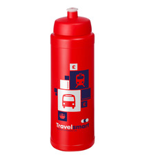 Bouteille de sport Baseline® Plus 750 ml avec couvercle sport et bandeau antidérapant publicitaire