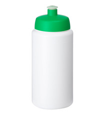 Bouteille de sport Baseline® Plus 500 ml avec couvercle sport et bandeau antidérapant publicitaire