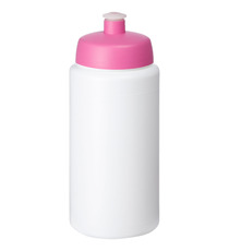 Bouteille de sport Baseline® Plus 500 ml avec couvercle sport et bandeau antidérapant publicitaire