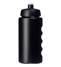 Bouteille de sport Baseline® Plus 500 ml avec couvercle sport et bandeau antidérapant publicitaire