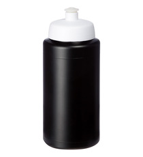 Bouteille de sport Baseline® Plus 500 ml avec couvercle sport et bandeau antidérapant publicitaire