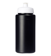 Bouteille de sport Baseline® Plus 500 ml avec couvercle sport et bandeau antidérapant publicitaire