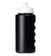 Bouteille de sport Baseline® Plus 500 ml avec couvercle sport et bandeau antidérapant publicitaire