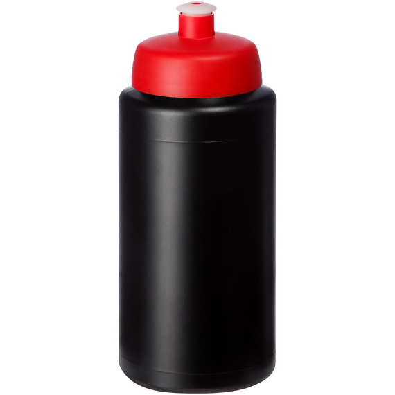 Bouteille de sport Baseline® Plus 500 ml avec couvercle sport et bandeau antidérapant publicitaire